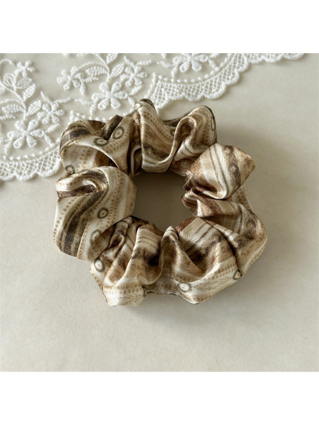 Gifty - Bohemian Satin Scrunchie with Flowing Ties