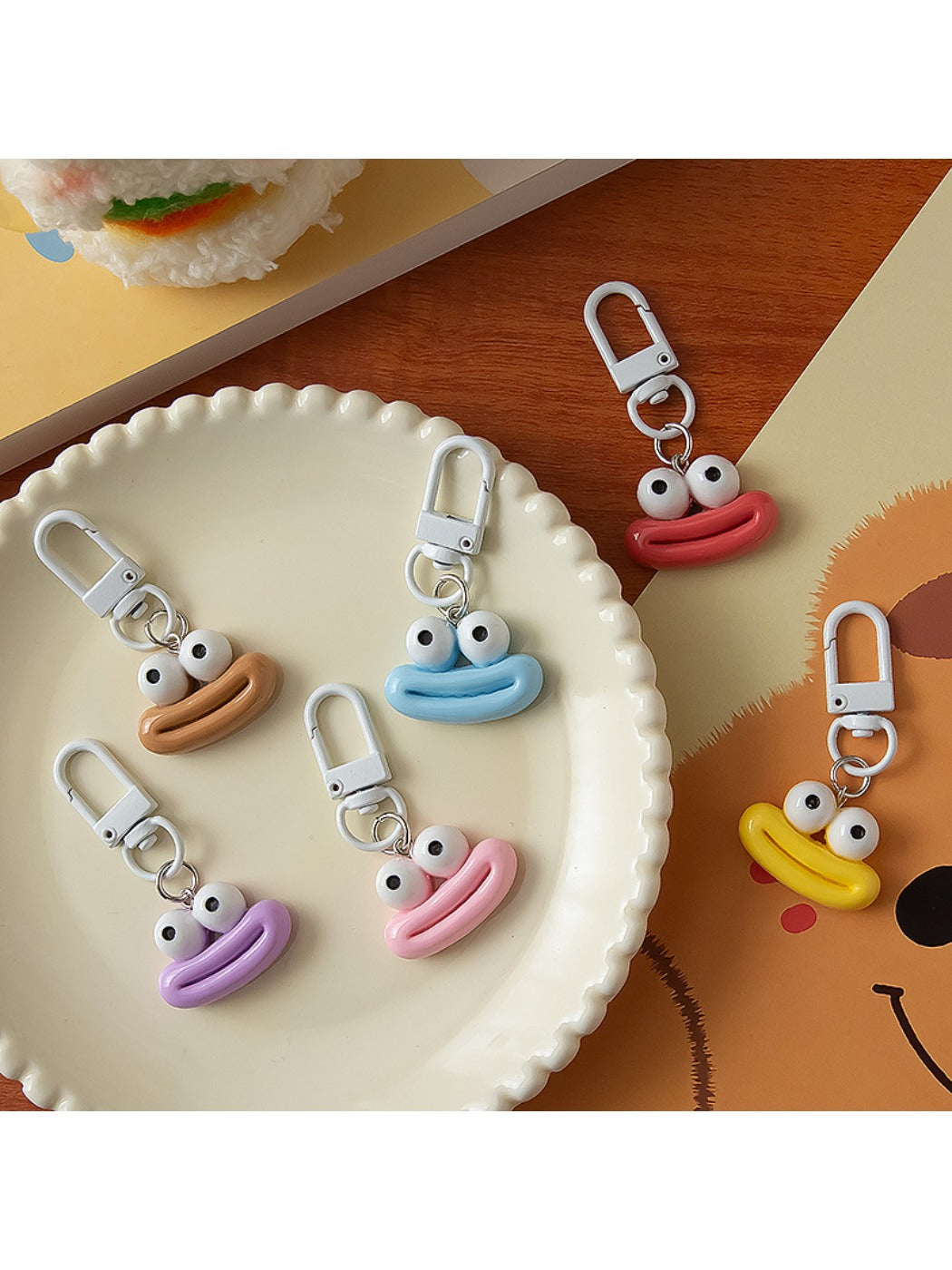 Keypus - Cute Sausage Lips Cartoon Keyring