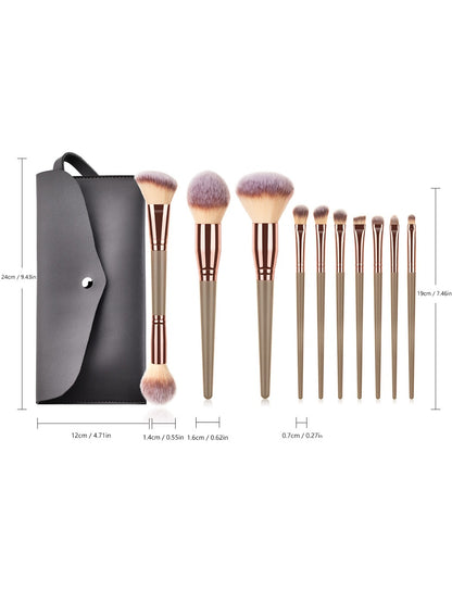 Smoosh - Soft Bristle Portable Makeup Brush Set