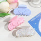 Beau - Acrylic Alloy Angel Wing Half Round Claw Clip