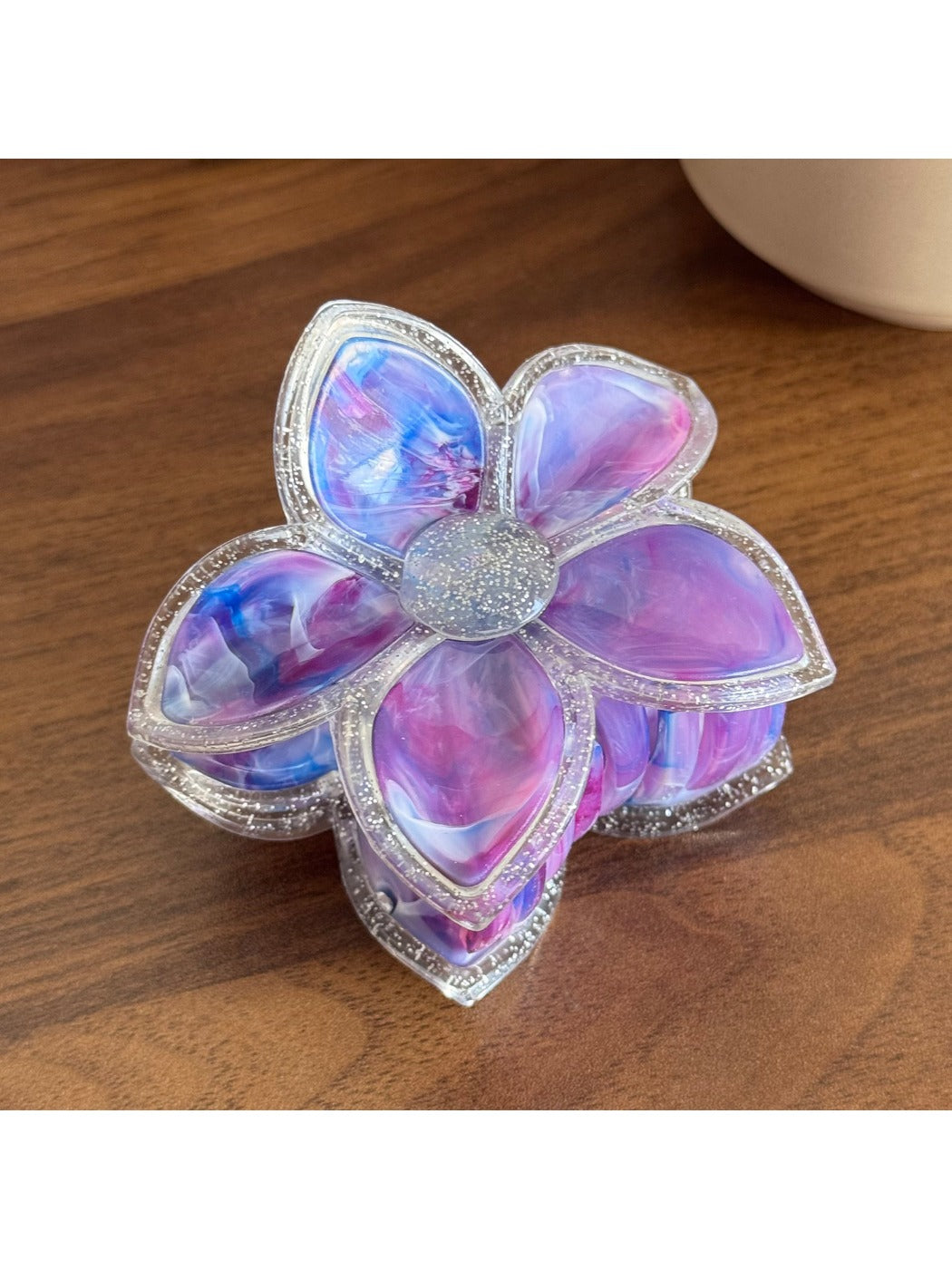 Beau - Floral Hair Claw Clip for Women