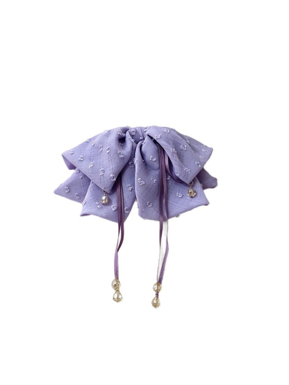 Beau - Layered Bow Ribbon Fashion Ponytail Claw Clip