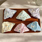 Beau - Bow Floral Rabbit Print Fabric Claw Clip