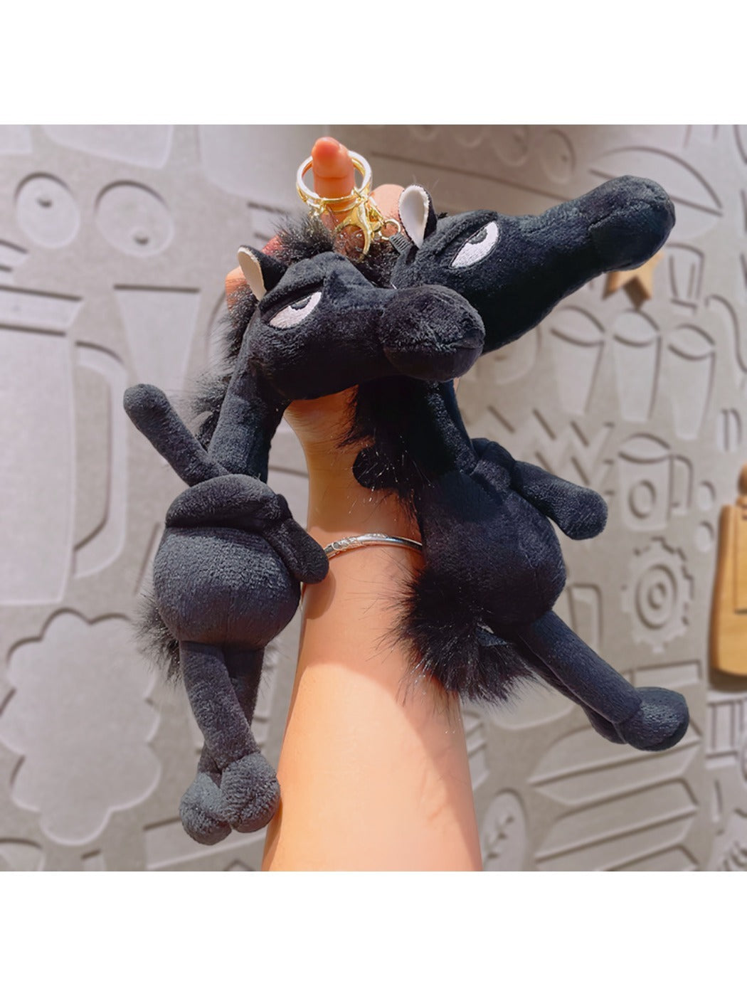 Keypus - Horse Keychain Plush Toy Bag Charm