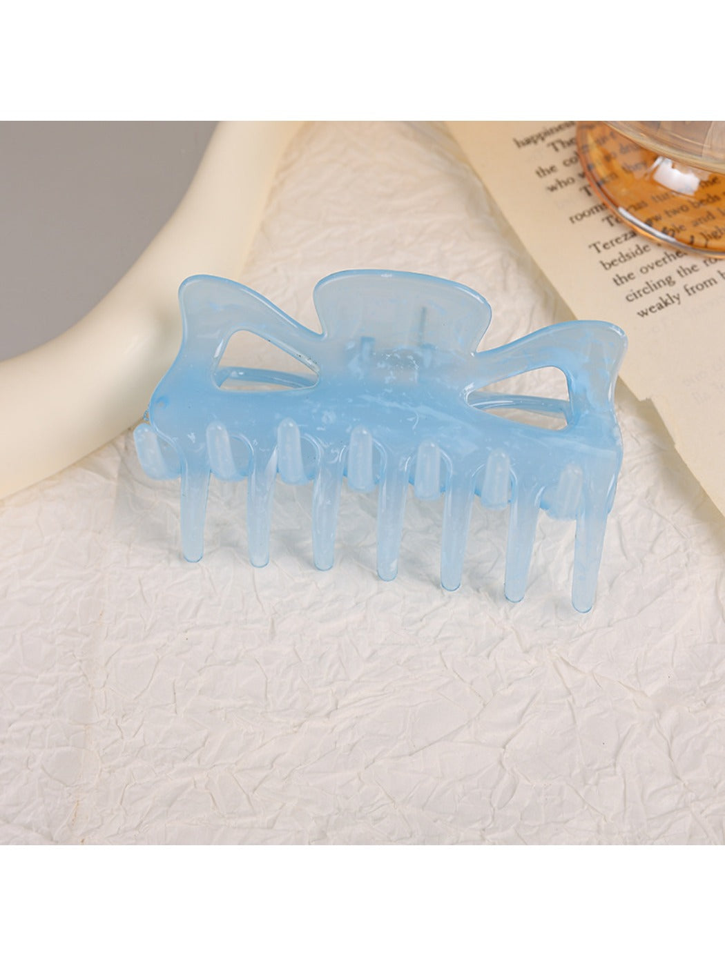 Beau - Jelly Color Transparent Claw Clip