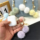 Keypus - Colorful Plush Pompom Bag Charm Keychain