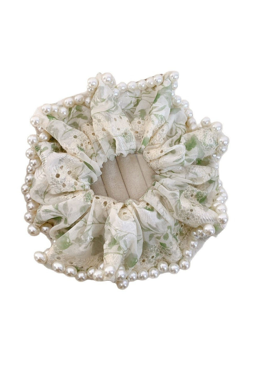 Gifty - Elegance Flower Lace Scrunchie