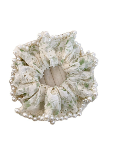 Gifty - Elegance Flower Lace Scrunchie