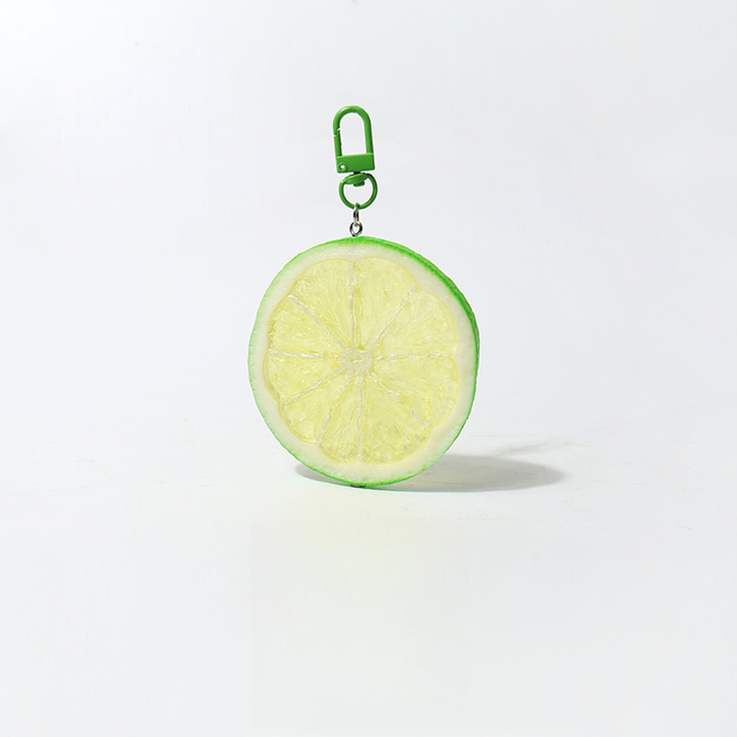 Keypus - Playful Lemon Orange Citrus Keychain