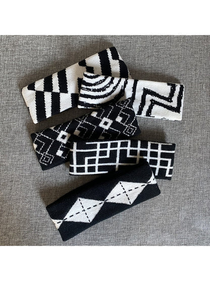 Gifty - Geometric Patterns Knitted Sports Headband