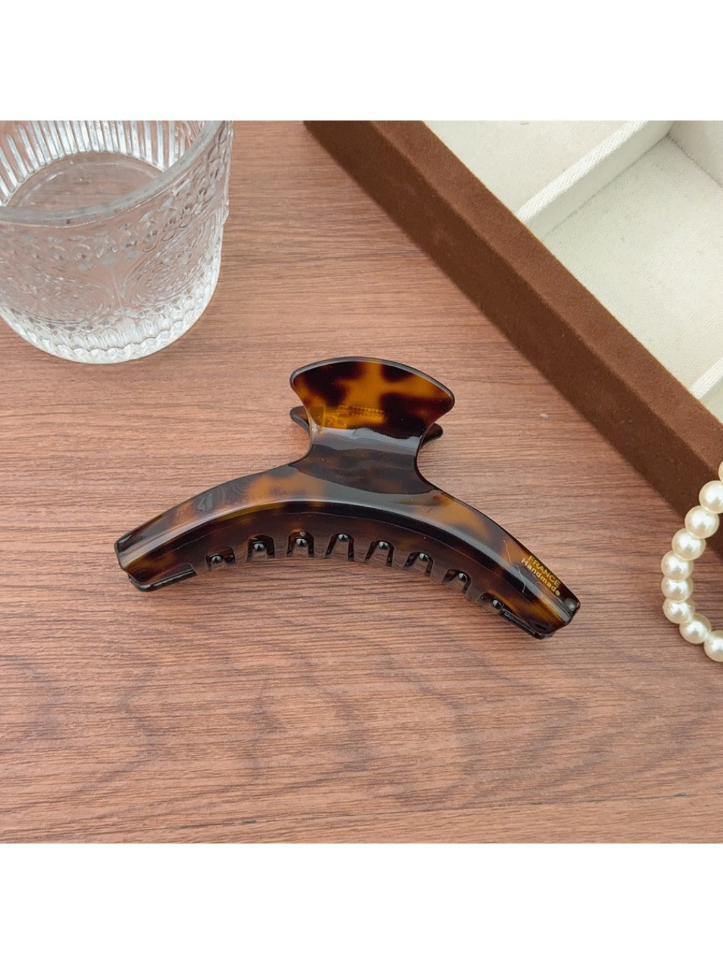 Beau - Elegant Leopard Print Hair Clip