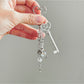 Keypus - Alloy Plastic Heart Key Shape Bag Charm Keychain