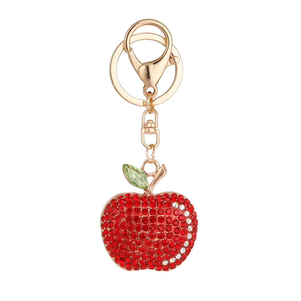 Keypus - Christmas Theme Apple Shape Keychain
