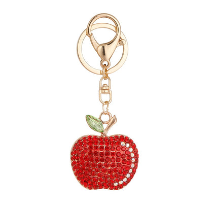 Keypus - Christmas Theme Apple Shape Keychain
