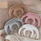 Beau hair clip open, displaying the clip mechanism and smooth finish