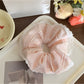 Gifty - Striped Lace-Trimmed Scrunchie