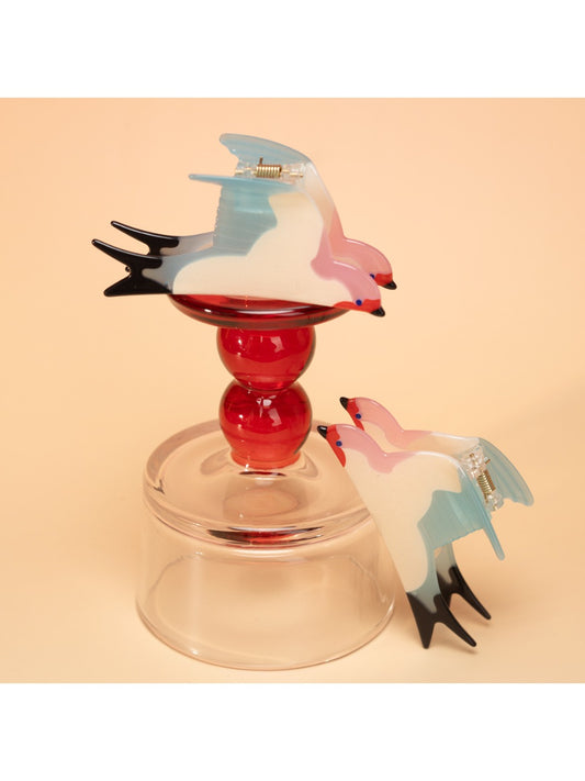 Beau - Blue Swallow Hair Clip