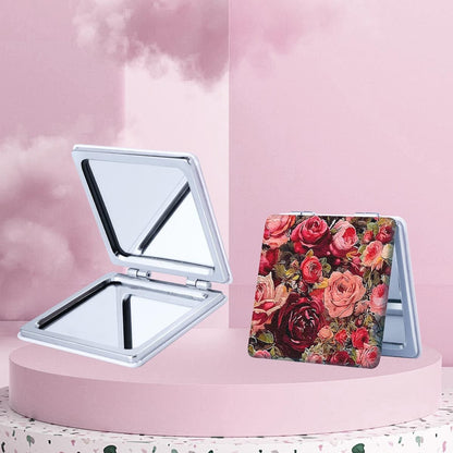 Mirroray - Portable Cartoon Floral Tabletop Makeup Mirror