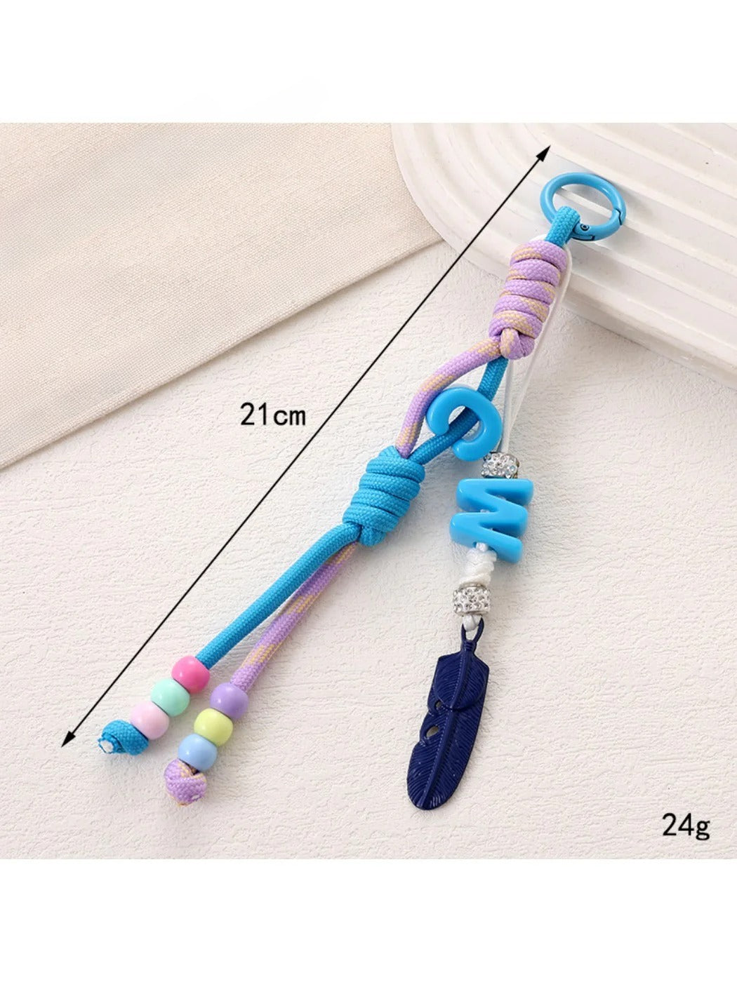 Keypus - Elegant Feather-Shaped Keychain