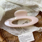 Beau - Oval Shaped Openwork Hair Claw Clip