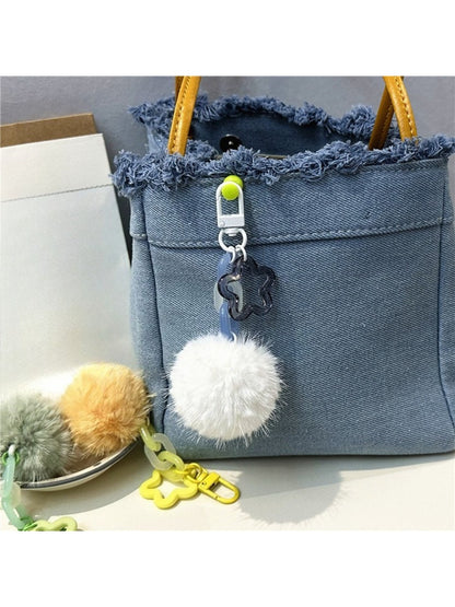 Keypus - Single Pompom Bag Charm Keychain