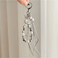 Keypus - Alloy Beaded Sweet Style Bag Charm Keychain