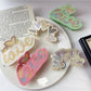 Beau - Love Flower Shaped Acetate Hair Clip