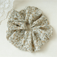Gifty - Oversized Floral Print Ponytail Scrunchie