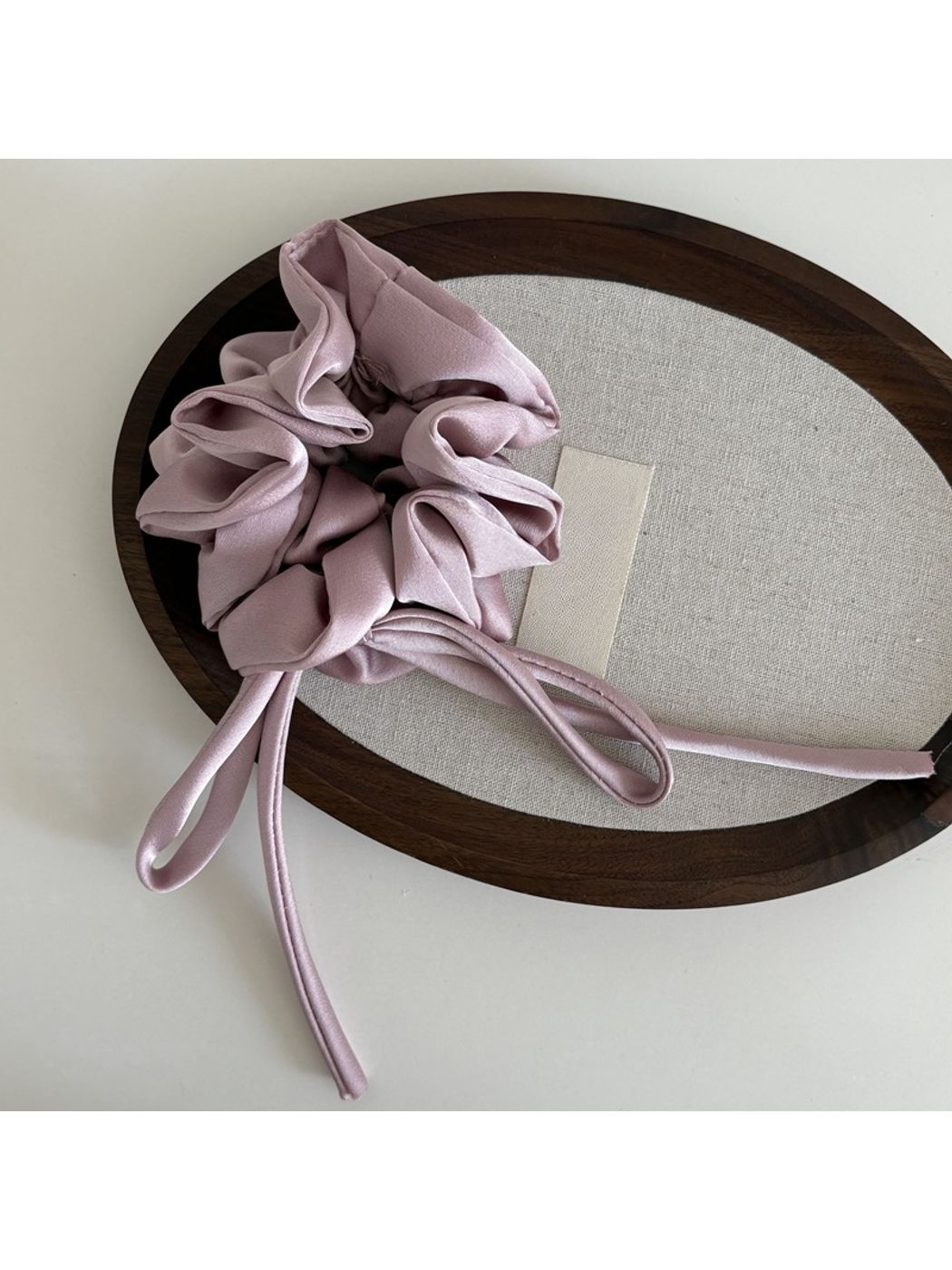 Gifty - Satin Bow Ribbon Oversized Scrunchie
