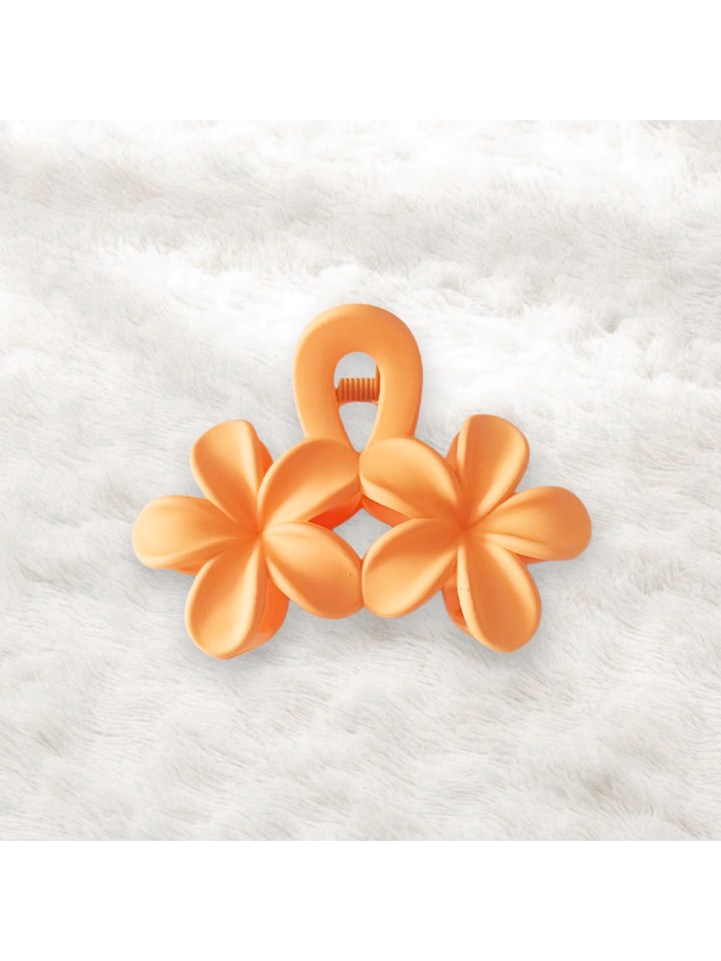 Beau - Matte Petal Design Floral Hair Claw Clip