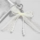 Keypus - Y2K Style Lace Bow Heart Keychain Bag Charm