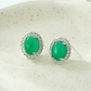 Earedge - Vintage Oval Geometric Alloy Stud Earrings