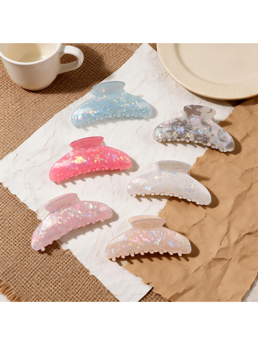 Beau - Sweet Style Iridescent Curved Claw Clip