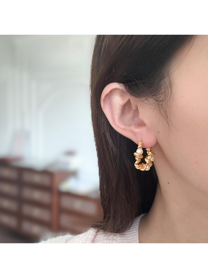 Earedge - Vintage Twisted Geometric Earrings