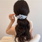Beau - Polyester Blend Pleated Banana Clip