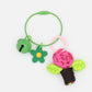 Keypus - Carrot Flower-Shaped Keychain