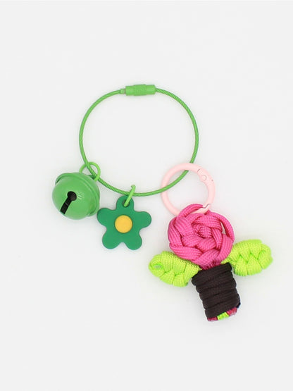 Keypus - Carrot Flower-Shaped Keychain
