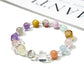 Lovra - Crystal Beaded Geometric Round Bracelet