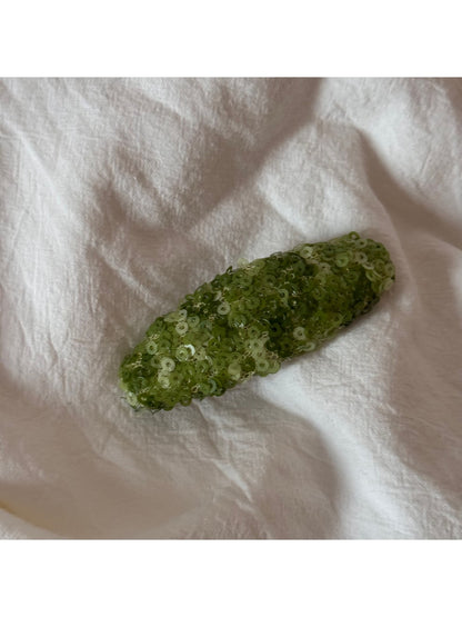 Beau - Irregular Sequin Oval Hair Clip