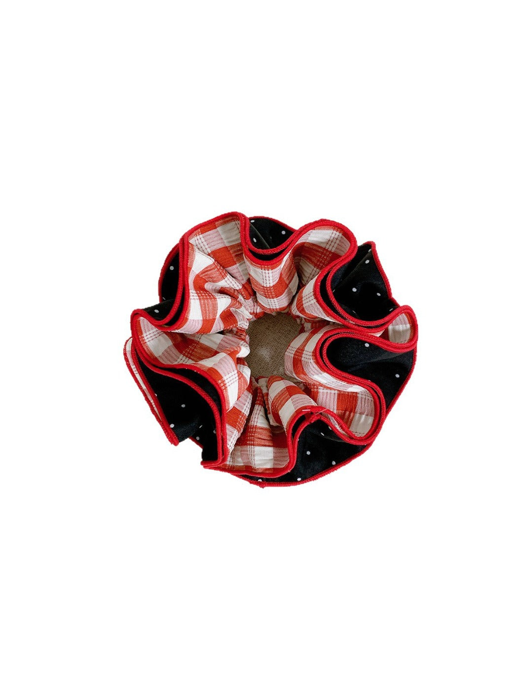 Gifty - Plaid Flower Multi-layer Hair Circle