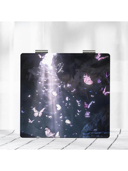 Mirroray - Butterfly Print Portable Touch Up Mirror