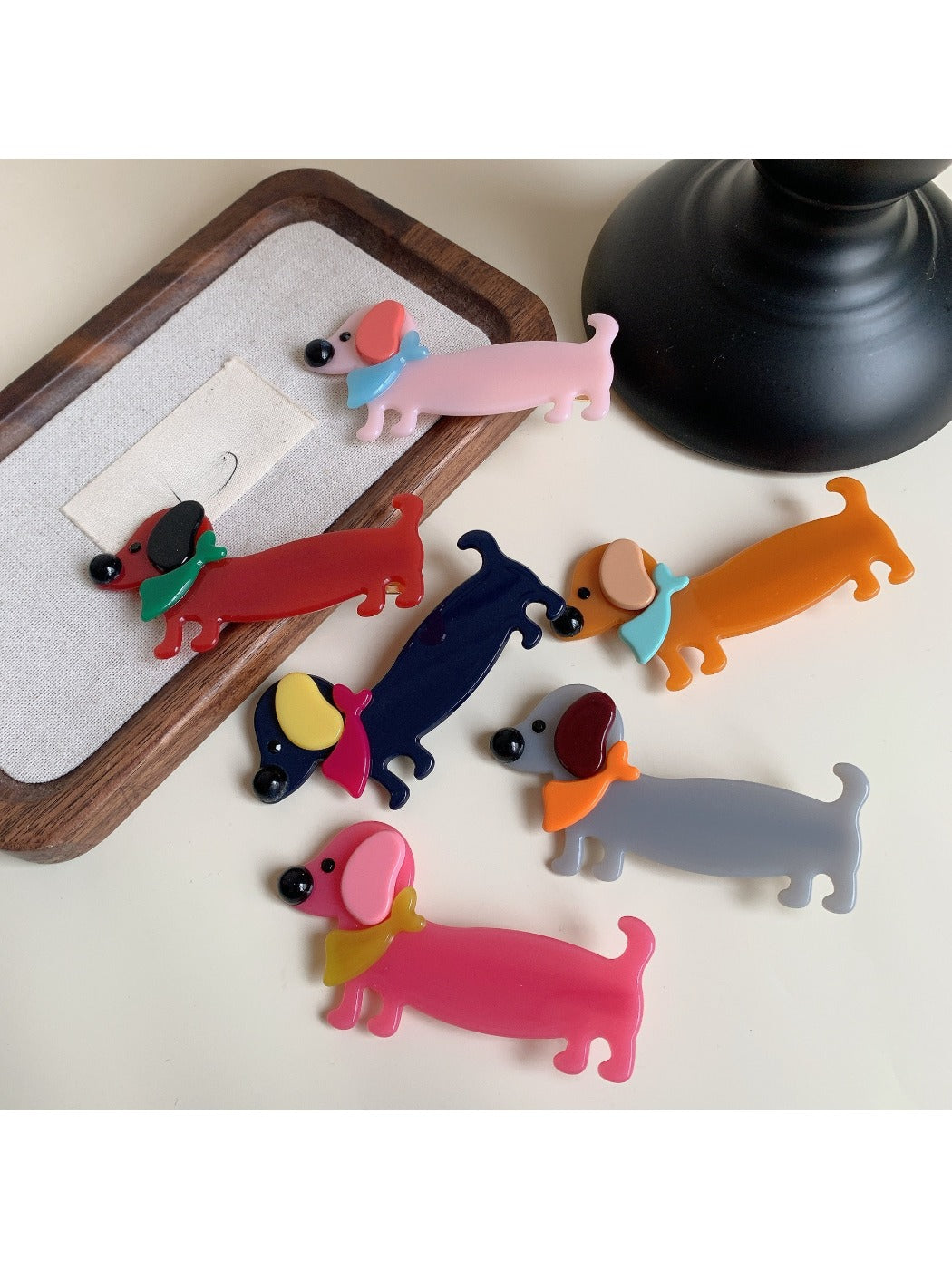 Beau - Cute Dachshund-shaped Hair Clip