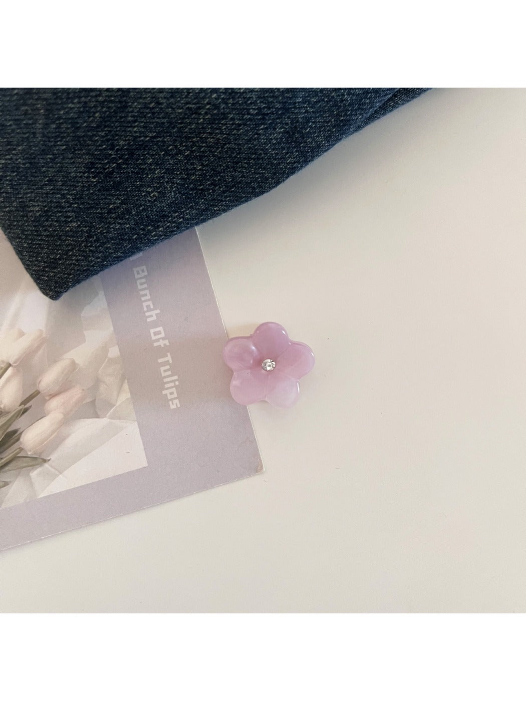 Beau - Mini Flower Shaped Hair Claw Clip