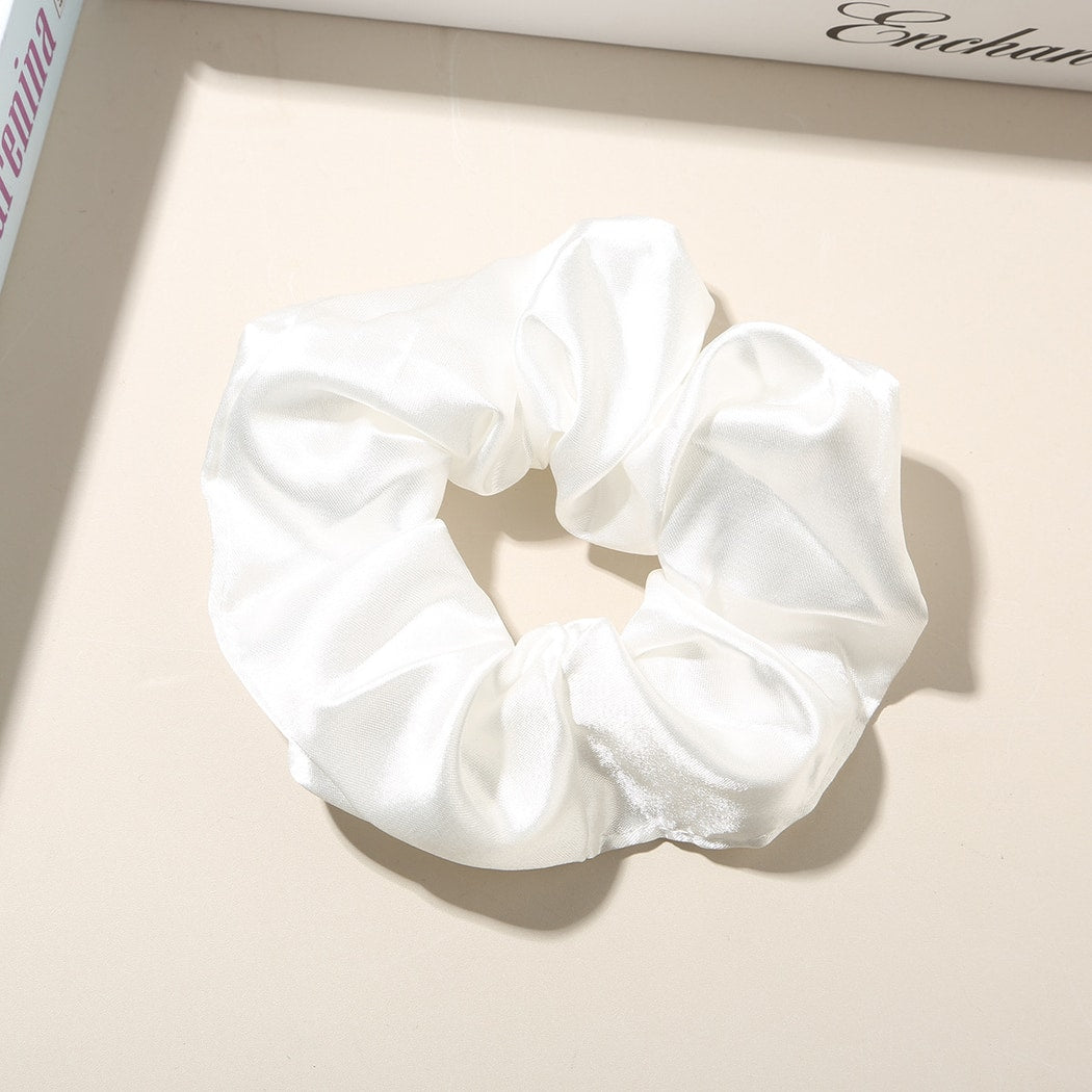 Gifty - Solid Color Satin Style Polyester Scrunchie