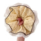 Gifty - Polka Dot Lace Trim Round Scrunchie