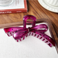 Beau - PC Bow Accent Geometric Ring Hair Claw Clip