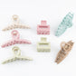 Beau - Minimalist Solid Color Crisscross Claw Clip