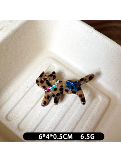 Gifty - Kitten Shape Hair Clip and Hair Tie