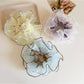 Gifty - Layered Organza Look Bead Detail Scrunchie