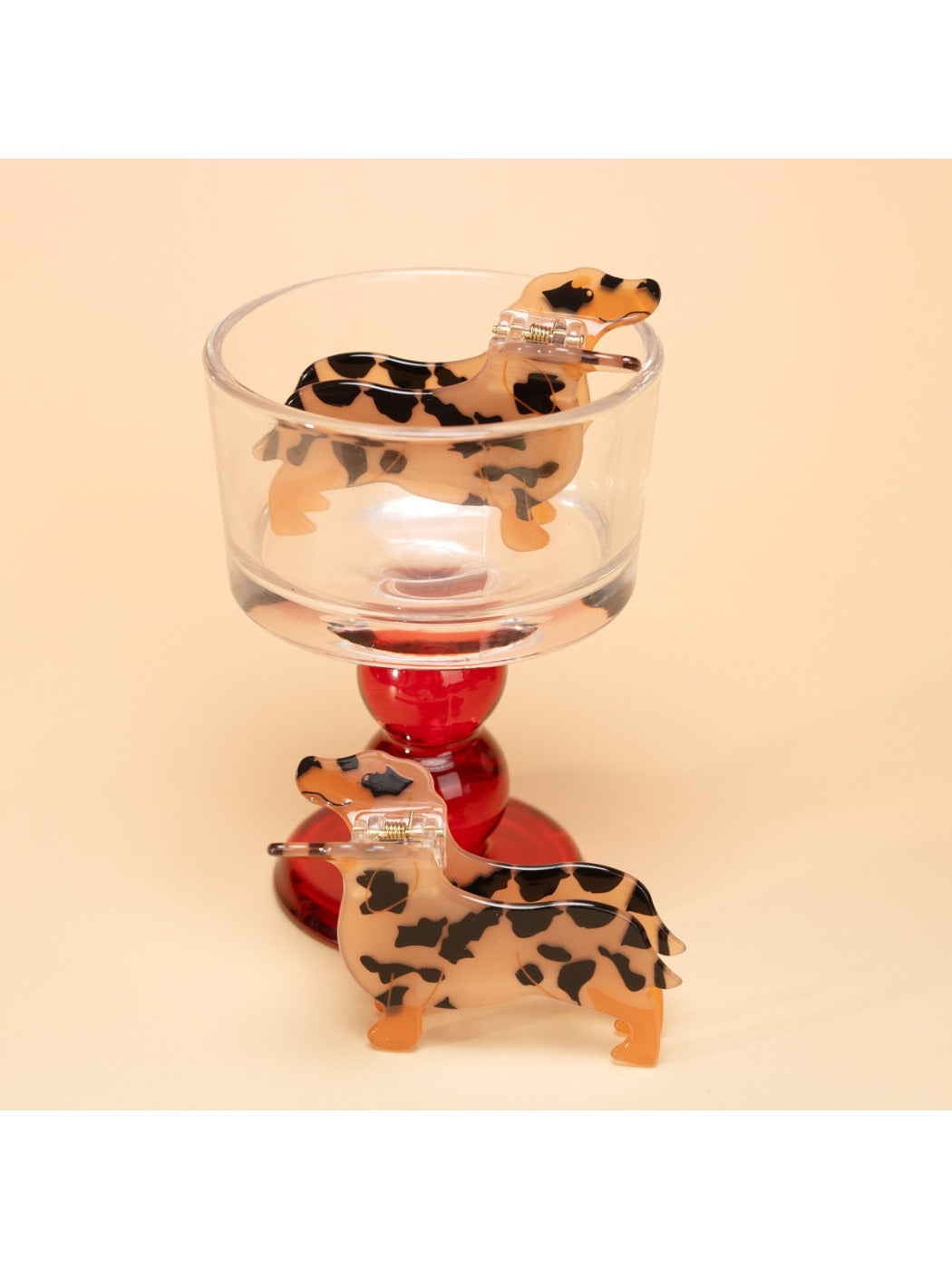 Beau - Acetate Sausage Dog Hair Clip